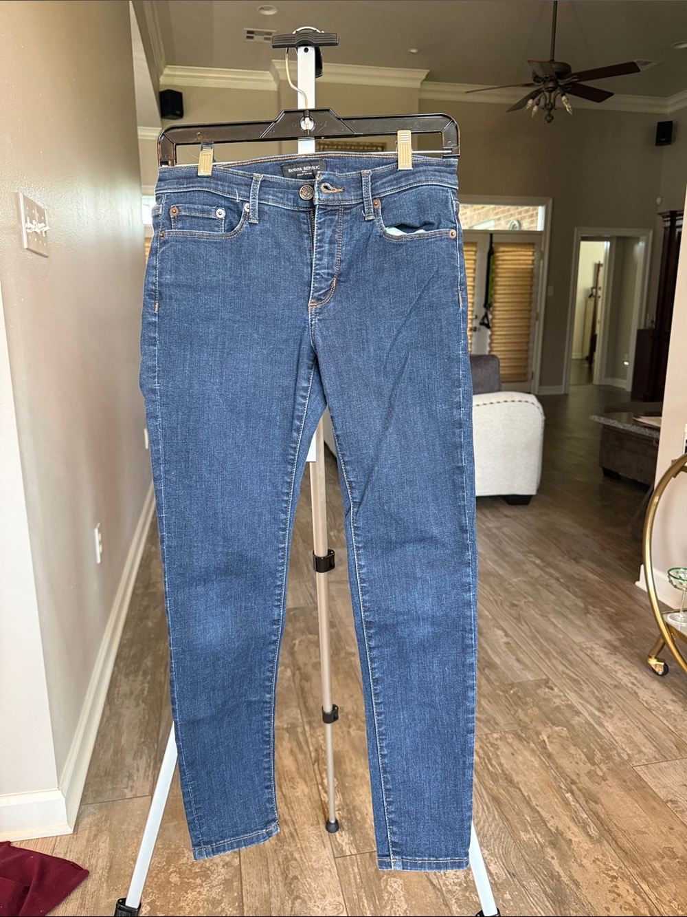 Banana Republic Dark Blue Sculpt Skinny Jeans